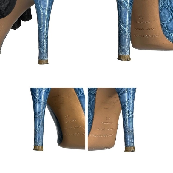 SERGIO ROSSI • PELLE HEELS W/ BOX & SOLE PROTECTORS (41) - Picture 8 of 11